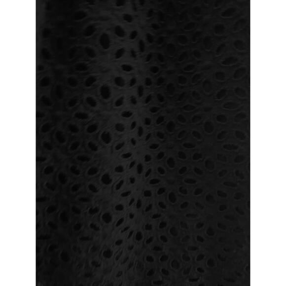 Maje Women's Jaggy Black A Line Eyelet Lined Pleated Mini Skirt Classic Flirty - Picture 4 of 8